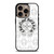 CHROME HEARTS WHITE iPhone 16 Pro Case Cover