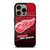 DETROIT RED WINGS HALFTONE EFFECT iPhone 16 Pro Case Cover