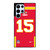 KANSAS CITY CHIEFS PATRICK MAHOMES 15 NFL NIKE Samsung Galaxy S22 Ultra Case Cover