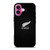 ALL BLACKS NEW ZEALAND LEATHER iPhone 16 Plus Case Cover