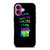ANTI SOCIAL CLUB UNDEFEATED RAINBOW iPhone 16 Plus Case Cover