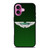 ASTON MARTIN GREEN CARBON iPhone 16 Plus Case Cover