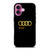 AUDI CAR GOLD LOGO iPhone 16 Plus Case Cover