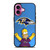 BALTIMORE RAVENS THE SIMPSON iPhone 16 Plus Case Cover
