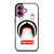 BAPE CAMO SHARK SUPREME WHITE iPhone 16 Plus Case Cover