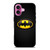 BATMAN CLASSIC EMBLEM iPhone 16 Plus Case Cover