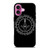 BILL CIPHER WHEEL BLACK iPhone 16 Plus Case Cover