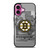 BOSTON BRUINS BEAR MASCOT NHL iPhone 16 Plus Case Cover