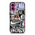 BROOKLYN NETS NBA STICKER BOMB iPhone 16 Plus Case Cover