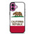 CALIFORNIA REPUBLIC FLAG iPhone 16 Plus Case Cover