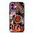 CINCINNATI BENGALS NFL STICKER BOMB iPhone 16 Plus Case Cover