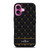 COACH NEW YORK GOLD PATTERN iPhone 16 Plus Case Cover