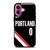 DAMIAN LILLARD PORTLAND TRAIL BLAZERS BLACK iPhone 16 Plus Case Cover