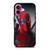 DEADPOOL FACE MARVEL iPhone 16 Plus Case Cover