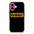 DEWALT LOGO EMBLEM iPhone 16 Plus Case Cover