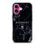 GIVENCHY PARIS MARBLE BLACK iPhone 16 Plus Case Cover