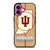 HOOSIER STATE OF MIND INDIANA WOODEN LOGO iPhone 16 Plus Case Cover