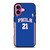 JOEL EMBIID PHILADELPHIA SIXERS NBA iPhone 16 Plus Case Cover