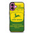 JOHN DEERE COMPANY LOGO iPhone 16 Plus Case Cover