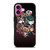 JOKER AND HARLEY QUINN SKULL iPhone 16 Plus Case Cover