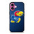 KANSAS JAYHAWKS ICON iPhone 16 Plus Case Cover
