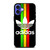 ADIDAS REGGAE STRIPE iPhone 16 Case Cover ADIDAS REGGAE STRIPE iPhone 16 Case Cover