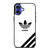 ADIDAS STRIPE BLACK iPhone 16 Case Cover