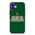 AKA PINK AND GREEN SIMPLE LOGO iPhone 16 Case Cover