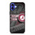 ALABAMA CRIMSON TIDE CARBON iPhone 16 Case Cover