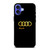 AUDI CAR GOLD LOGO iPhone 16 Case Cover
