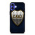 BOCA JUNIORS FC METAL LOGO iPhone 16 Case Cover