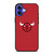 CHICAGO BULLS LOGO FAN ART iPhone 16 Case Cover