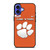 CLEMSON TIGERS CLAWS iPhone 16 Case Cover