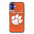 CLEMSON TIGERS JERSEY iPhone 16 Case Cover
