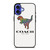 COACH NEW YORK DINOSAUR iPhone 16 Case Cover