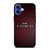 COACH NEW YORK LOGO LEATHER iPhone 16 Case Cover