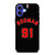 DENNIS RODMAN CHICAGO BULLS iPhone 16 Case Cover