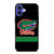 FLORIDA GATORS STRIPE LOGO iPhone 16 Case Cover