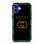 GUCCI ROUND BLACK iPhone 16 Case Cover