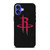 HOUSTON ROCKETS SUEDE LOGO iPhone 16 Case Cover