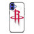 HOUSTON ROCKETS WHITE LOGO iPhone 16 Case Cover