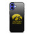 IOWA HAWKEYES CARBON iPhone 16 Case Cover