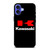KAWASAKI MOTOR RED LOGO iPhone 16 Case Cover