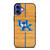 KENTUCKY WILDCATS WOODEN SYMBOL iPhone 16 Case Cover