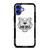 KENZO PARIS BORDERED LOGO WHITE iPhone 16 Case Cover