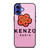 KENZO PARIS PINK FLOWER iPhone 16 Case Cover