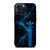 ADIDAS LOGO ABSTRACT BLUE LIGHT iPhone 15 Pro Max Case Cover