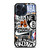 BROOKLYN NETS NBA STICKER BOMB iPhone 15 Pro Max Case Cover