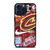 CLEVELAND CAVALIERS NBA STICKER BOMB iPhone 15 Pro Max Case Cover