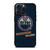 EDMONTON OILERS LOGO BLUE SUEDE iPhone 15 Pro Max Case Cover